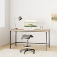 thumbnail image 2 of Pneumatic Drafting Black Backless Vinyl Saddle Seat stool, 2 of 4