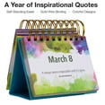 thumbnail image 5 of Excello Global Products Motivational & Inspirational Perpetual Daily Flip Calendar with Self-Standing Easel - GPP-0044, 5 of 5