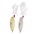 thumbnail image 2 of Cucharas de pesca Cuchara de pesca Señuelos Forma de sanguijuela Lentejuelas Cebos de metal duro para trucha de agua dulce y salada Bass5g ANGGREK Otros, 2 of 8