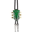 thumbnail image 2 of pitrice Guitare de Musique Country Mode Western Cowboy Rodeo Bolo Tie bola Vert, 2 of 4