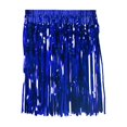 thumbnail image 4 of EnJoCho Girls Shiny Tutu Skirt Kids Metallic Tassel Pleated Min𝗂 Skirts Children Carniva𝗅 Ballet Dance Dress Elastic Waist Tutus, 4 of 4