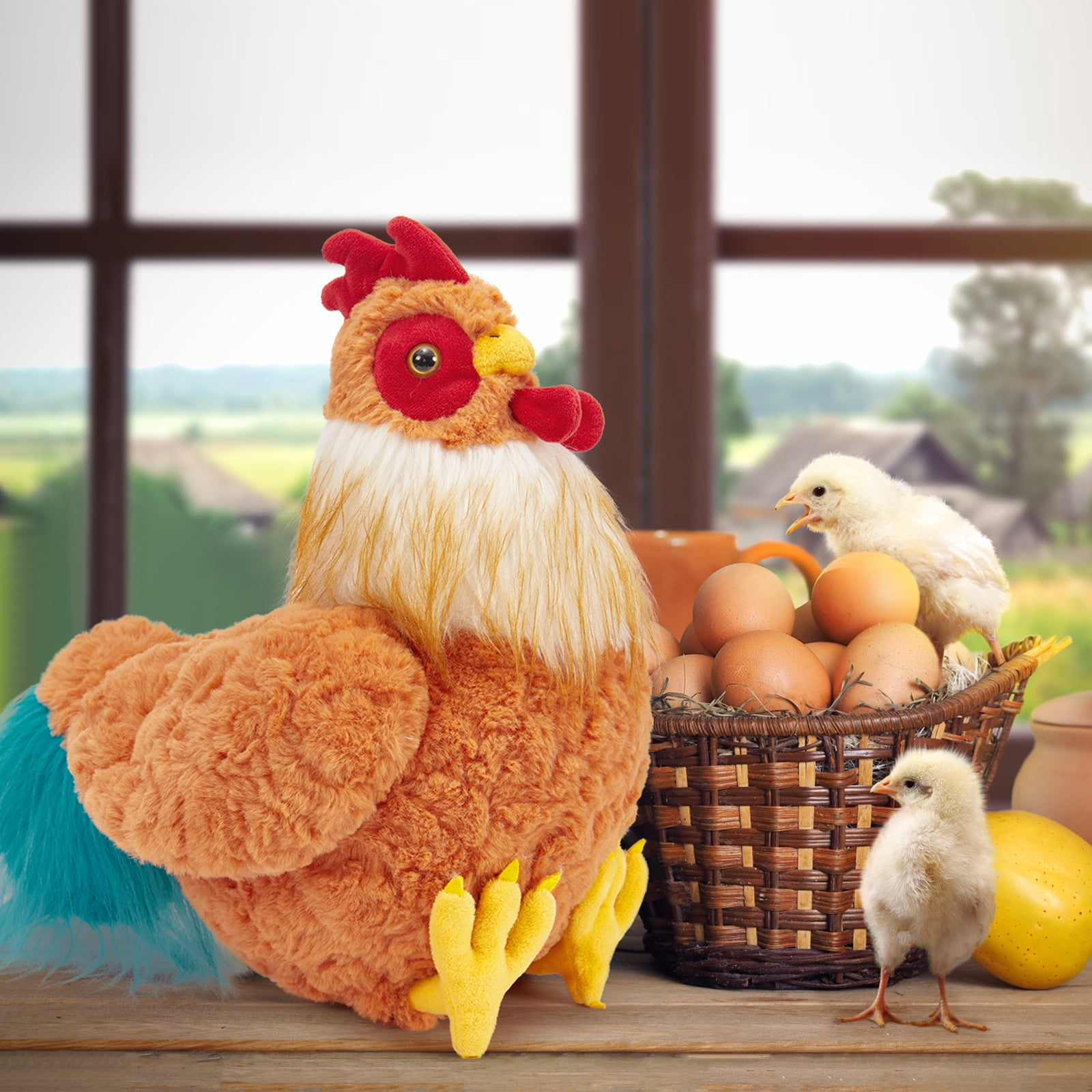 MaoGoLan Giant Chicken Stuffed Animal 18" Chicken Plush Toy
