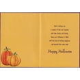thumbnail image 2 of Designer Greetings Memories Full of Magic : 2 Pumpkins on Purple Halloween Card for Parents, 2 of 2