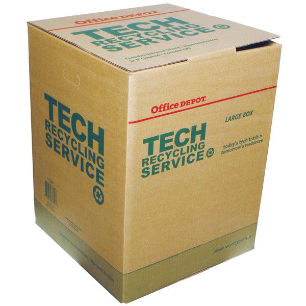 Tech Recycling Box Large 24 H X 18 W X 18 D Walmart Com Walmart Com