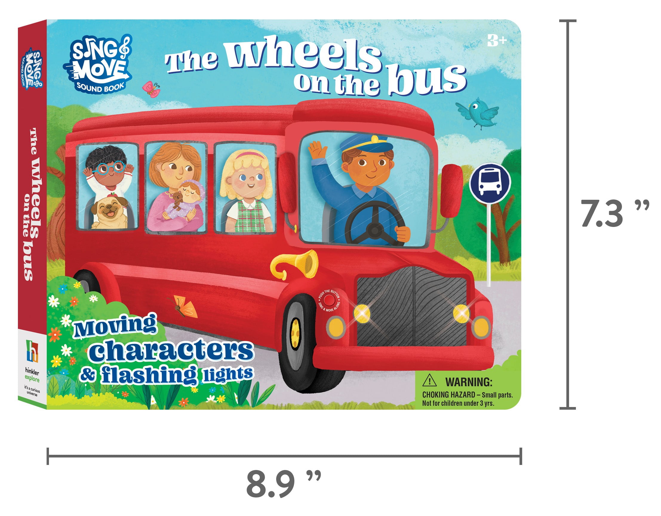 Hinkler Wheels on the Bus Interactive Sound Book for Toddlers
