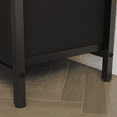 thumbnail image 6 of Bedroom TV Cabinet,55 Inch Bedroom TV Dresser, Media Console Table with 3 Fabric Drawers and Open Storage Shelves, Entertainment Center, Hallway Furniture Cabinet, 6 of 8