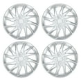 thumbnail image 1 of Unique Bargains 4 Pcs R15 / 15 Inch Universal Car Wheel Rim Hub Cover Wheel Hub Caps Silver Tone, 1 of 8