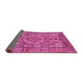 thumbnail image 2 of Ahgly Company Indoor Square Abstract Pink Modern Area Rugs, 5' Square, 2 of 4