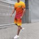 thumbnail image 2 of Playeras De Algodón Para Hombre, Camiseta Holgada Con Estampado De Letras De Ciudad Para Hombre, Conjunto De Ropa Deportiva De Verano, Ropa Deportiva Informal, 2 of 4