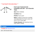 thumbnail image 2 of Front Lower Control Arm Kit - Compatible with 2007 - 2014 Chevy Tahoe 2008 2009 2010 2011 2012 2013, 2 of 3