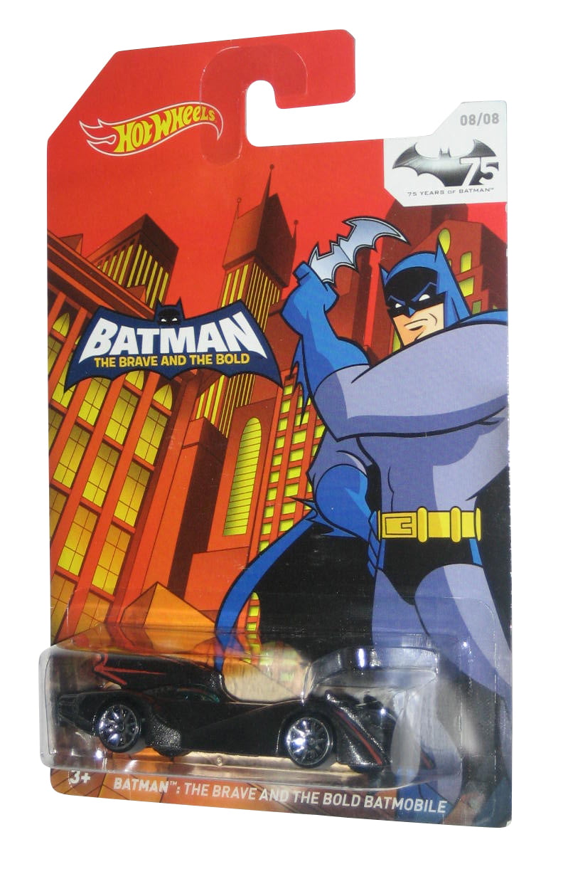 DC Comics Batman 75 Years Brave & The Bold Batmobile Hot Wheels Toy Car #8  