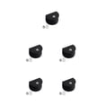 thumbnail image 3 of Soporte de pared antideslizante Cateissary 10pcs Dispositivo de elevación de Asiento negro, 3 of 6