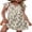 Beige leopard print, variant on WIHOLL Casual Dresses for Women 2026 Spring Summer V Neck Ruffle Sleeve Sundress with Pockets Loose Fit