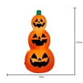thumbnail image 3 of Inflable Way To Celebrate Calabazas Triple Halloween 122 cm, 3 of 4