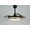 Black, variant on Dawn Whisper Ceiling Fan Mute Reversible Fan Blades with Dimmable LED Lights and Remote