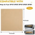 thumbnail image 2 of 12 Inch Air Fryer Parchment Paper for Ninja Air Fryer SP151 SP351 SP101 SP201 SP301, 120PCS Airfryer Disposable Liners for Ninja Foodi Airfryer Combo, Flip Up Toaster Oven Accessories, 2 of 4