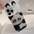 thumbnail image 2 of Raised Panda Ears Smart Phone Case Full CoveredProtective Cover Compatible For15 14 Pro Max 13 12 11, 2 of 8