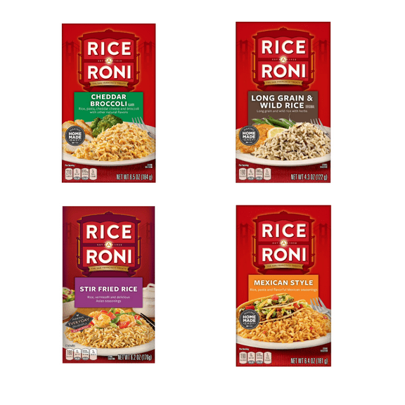 Rice-A-Roni Flavor Box – 8 Delicious Sides in One Variety Pack