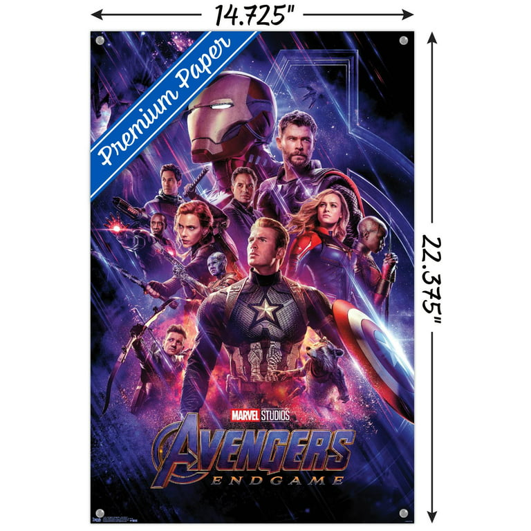 Avengers Endgame Movie Poster Print Art 8x10 11x17 16x20 22x28