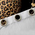 thumbnail image 4 of Feelyou Leopard Print Rugby Black Out Curtains, Fashion Curtains Pack of 2 (42x63 Each), 4 of 6