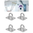 thumbnail image 4 of Placa De Ojo, Techo Montaje En Pared Gancho Para Colgar Multiusos Acero Inoxidable Resistente Al Desgaste 40 Kg Capacidad De Carga Para Marina Para Aplicaciones De Muebles Para El ANGGREK Otros, 4 of 8