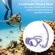 thumbnail image 2 of Máscara Buceo Y Snorkel Set Seco Ajustable para () Púrpura, 2 of 9