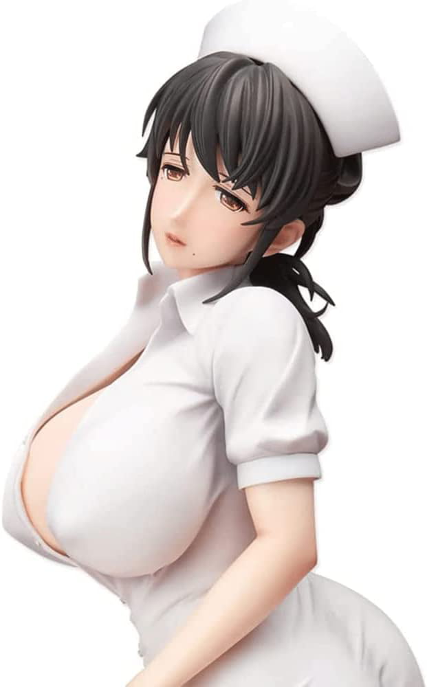 1/4 Removable Clothes Ecchi Figure Akabane Asami【110 -Sanfujinka Shikeishuu  Byouin Jack】 Exposed Busty Hot Girl Nurse Uniform  Woman Anime  Character Statues 42cm/ 