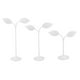 3x Bijoux Boucles d'Oreilles T stand Fer Affichage Showroom Blanc-Feuille – image 1 sur 8