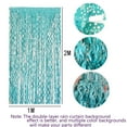 thumbnail image 6 of comerut 3Pcs Wavy Tinsel Foil Fringe Rain Curtain Star Print Wave Shape Rain Curtain Photo Booth Props Mermaid Birthday Party Decorations, 6 of 8