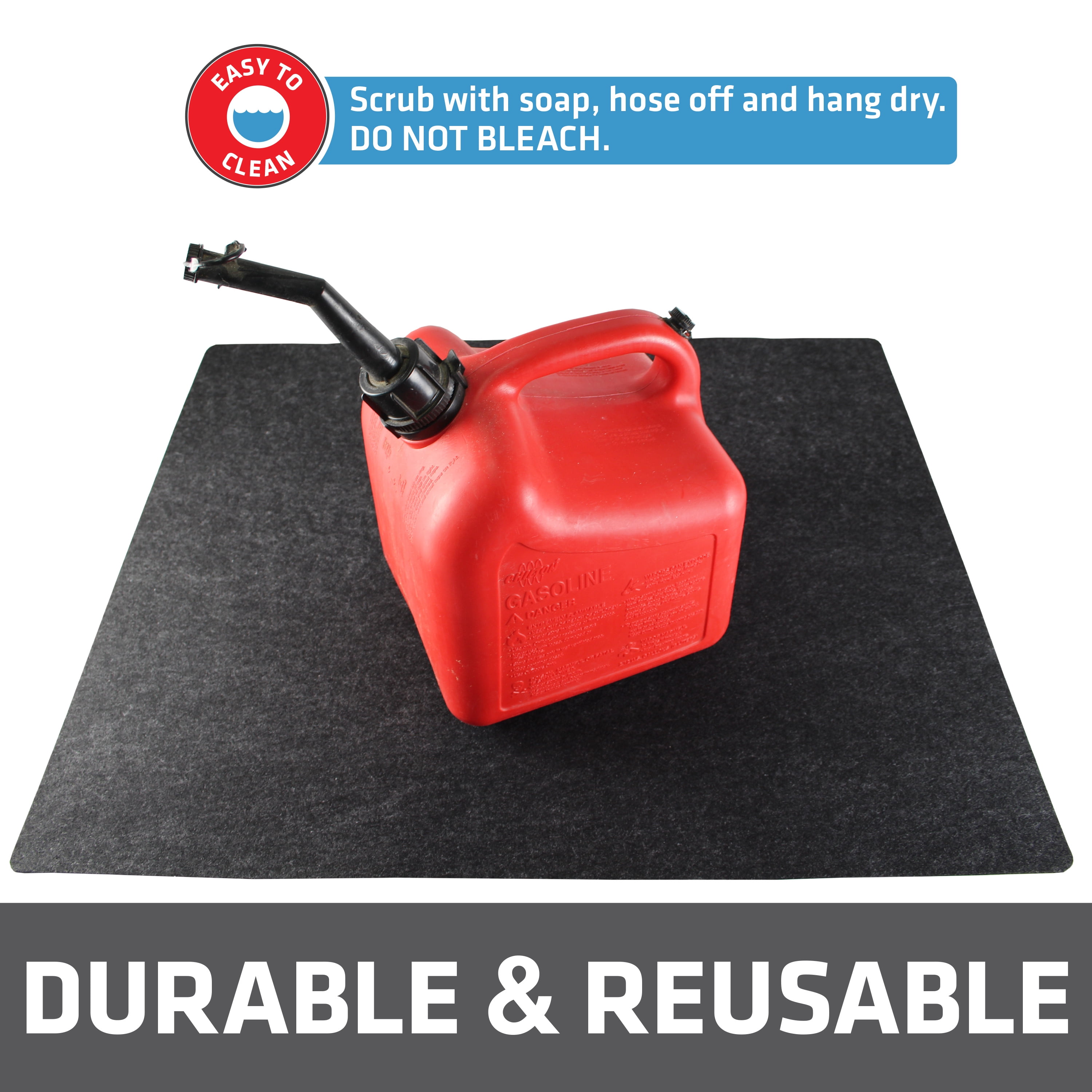 Armor All Oil Spill Mat, Premium Absorbent Oil Mat – Reusable – Oil Pad