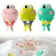 thumbnail image 4 of Juego de juguetes de baño para bebé | Ranas flotantes con mecanismo de relojería, juguetes acuáticos para niños de 6 a 36 meses | Plástico ABS seguro, no requiere pilas | Regalo divertido para la pi, 4 of 5