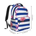 thumbnail image 3 of KLL Flamingo Print Casual Backpack for Men Women,Travel Casual Backpack Outdoor Activities Bag Daypack for Travel Hiking Shopping Daily, 3 of 5