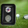 thumbnail image 3 of Marcador de bola Zulema Clip de sombrero de golf negro, 3 of 8