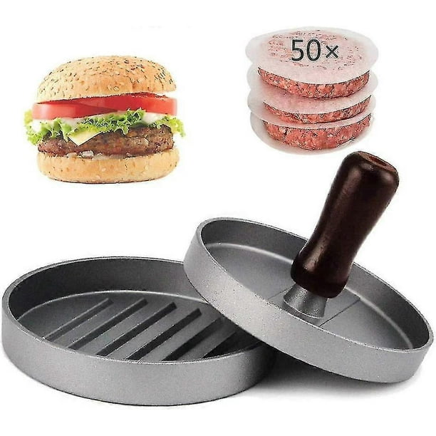 Allezola Presse Burger, Hamburger Patty Maker Non Stick Mold, Hamburger Grill Bbq Patty Maker Juicy - Great For Bbq