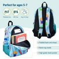 thumbnail image 3 of Wildkin Kids 15 Inch School and Travel Backpack for Boys and Girls (Surf Shack Blue), 3 of 9