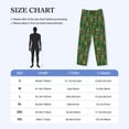 thumbnail image 4 of Susaid Mask And Palm Leaves Print Mens Pajama Pants Set Sleep & Lounge Pants, PJ Bottoms with Pockets and Button Fly-Medium, 4 of 6