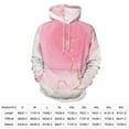 thumbnail image 2 of Pink Marble Rose Gold Vein 3D Print Hoodie Men Women Autumn Thin Pullover Sweatshirt Vintage Streetwear Tops, 2 of 6