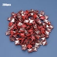thumbnail image 1 of 200Pcs Square Rivets Metal Stylish DIY Shoes Bags Hats Decoration Accessories 9mm, 1 of 7