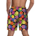 thumbnail image 4 of Balery Hawaiian Style Mens Swim Trunks Swim Shorts for Men Quick Dry Inseam Beach Shorts with Compression Liner Pocket-X-Large, 4 of 9
