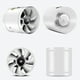 thumbnail image 5 of Aparatos de cocina, Accesorios de cocina, Utensilios de cocina, Herramienta de cocina Extractor de aire silencioso potente y multifuncional Extractor de aire circular Ventilador ventilador, 5 of 7