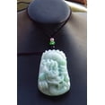 thumbnail image 6 of Certified Hand Carved Green Natural Myanmar Burma Grade A Jade jadeite Dragon Pendant Necklace, 6 of 8