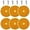 yellow, variant on 10Pack Safety Reflectors Yellow Oval Reflector with Mounting Hole Used for Roads，Mailboxes，Tunnels，Cars Front Reflector