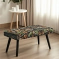 thumbnail image 3 of Yuyamidu Camo Bench Cover for Dining Table Hunting Print Jacquard Bench Seat Protector Cover Easy to Install Rectangle Seat Protector Gift for Holiday, 3 of 8