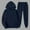 *Navy, variant on ClodeEU Womens Sweatsuits 2 Piece Set ,Loose Hoodie Sweatshirt With Pockets,Jogger Pants Fall Tracksuit Purple,Womens Plus XXL