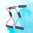thumbnail image 2 of HLONK 4 PCS Gym 8 Word Chest Developer Rubber Latex Resistance Bands Pulling Rope Exercise Stretch Fitness Yoga Tube, 2 of 12