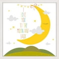 thumbnail image 3 of Marmont Hill "Sleepy Moon" by Karen Zukowski Framed Painting Print, 3 of 5