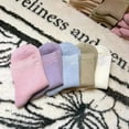 thumbnail image 4 of SERISIMPLE Kids Bamboo School Socks Thin Quarter Ankle Boys and Girls Socks Stretch Cuffs 5 Pairs (Assorted, Medium), 4 of 6