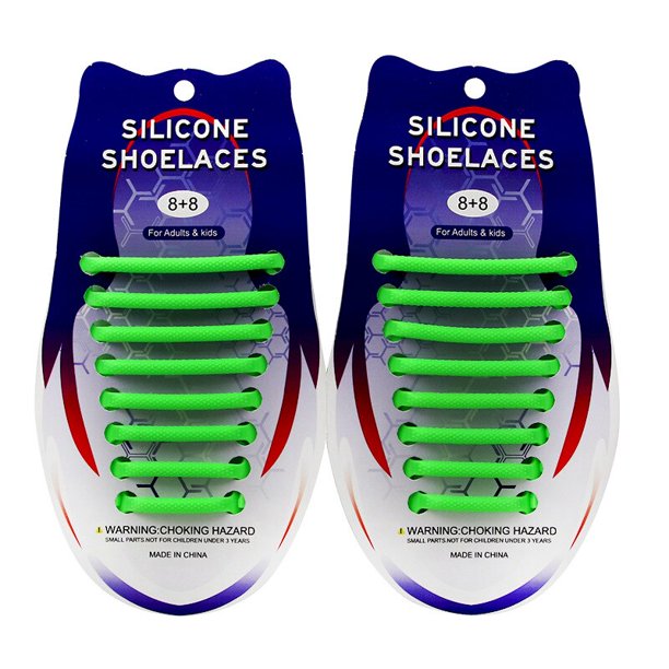 Cordones semicírculos de silicona Nuevos cordones elásticos de silicona Cordones especiales sin atar para hombres y mujeres Cordones de zapatos Zapatillas de gomaEstados Unidos Gao Jinjia LED