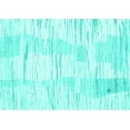 thumbnail image 1 of Ahgly Company Machine Washable Indoor Rectangle Solid Turquoise Blue Modern Area Rugs, 7' x 10', 1 of 4