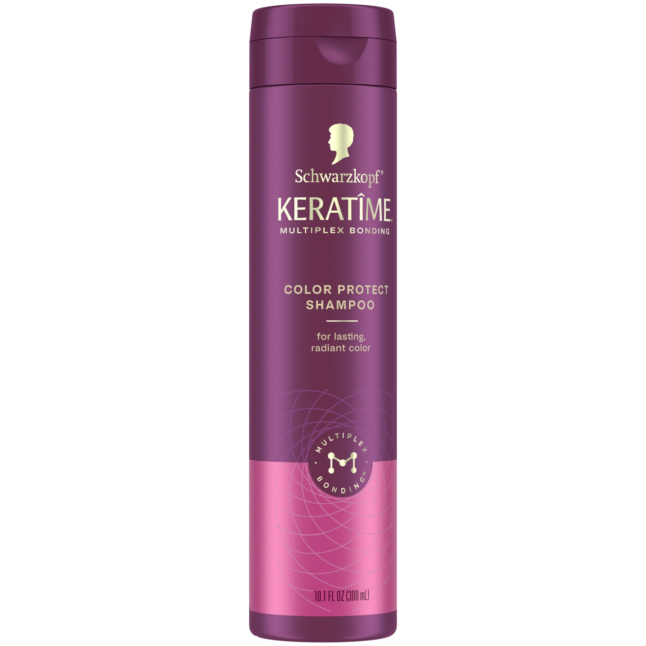Schwarzkopf KERATIME Color Protect Shampoo for Color-Treated Hair, 10.1 fl oz